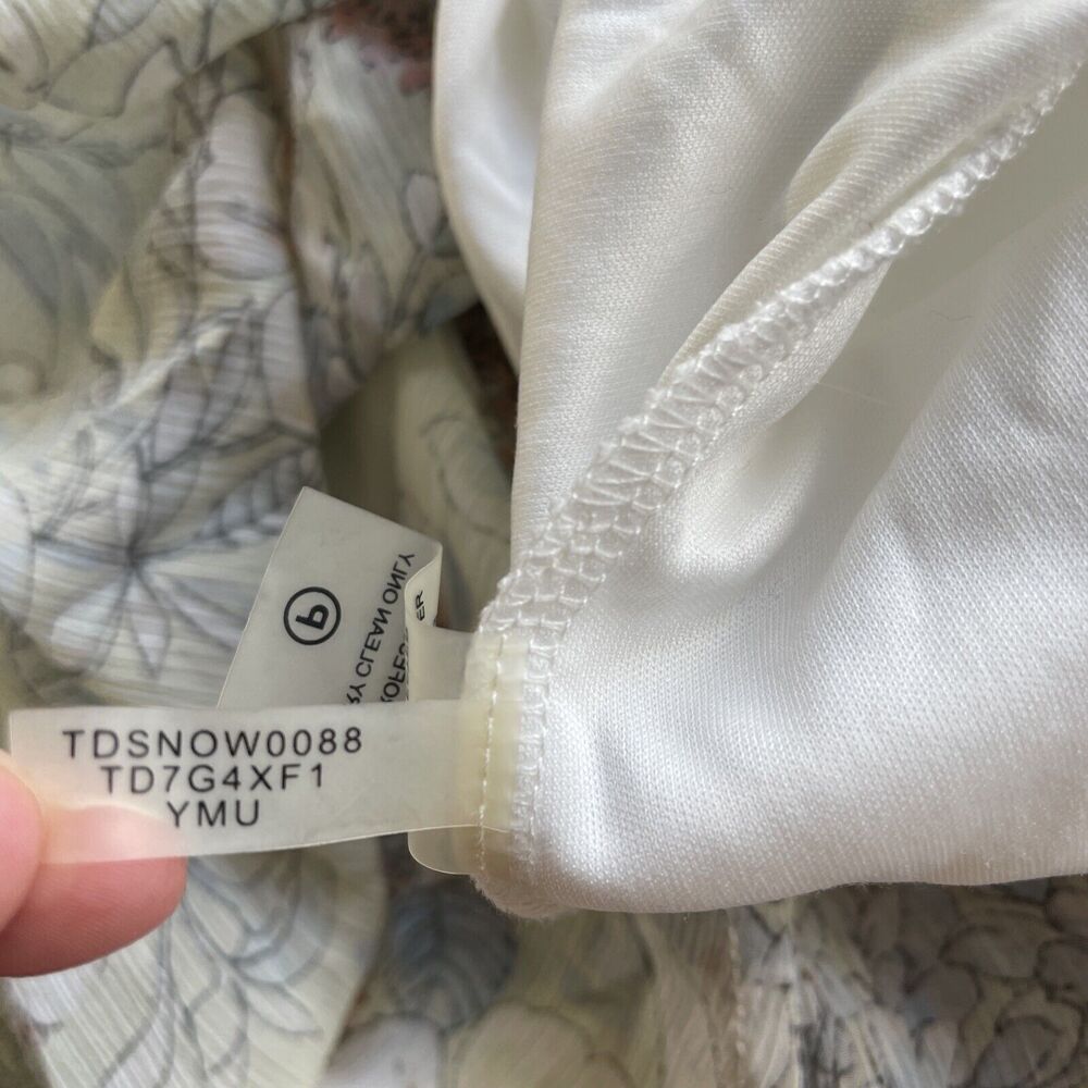 Tommy Hilfiger Women’s 10 Trapeze Sundress Dress Floral Print Sleeveless Keyhole - Picture 8 of 12